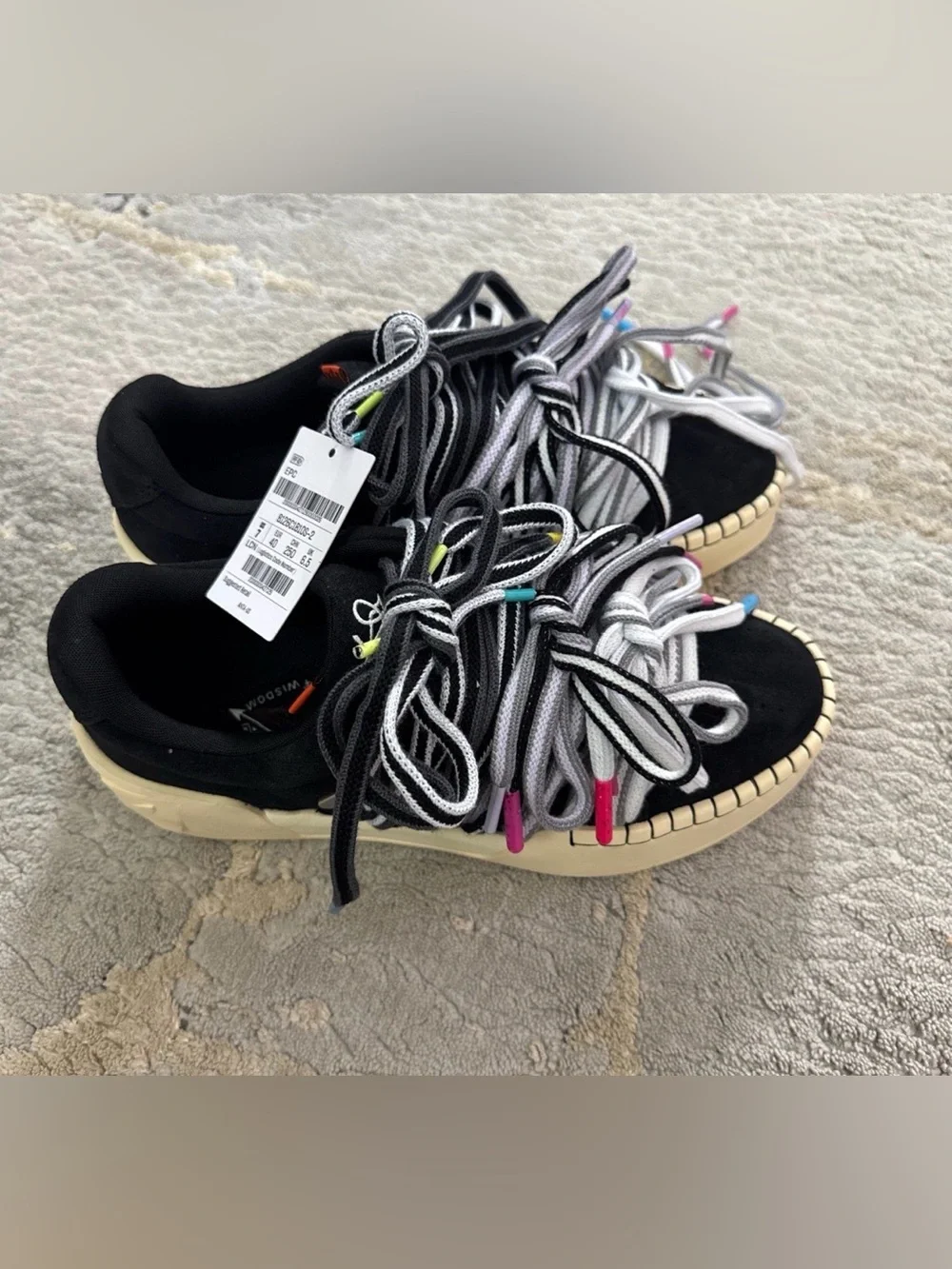 Anta Kai 1 Style Hela Roots Black DS Size Men 7 Women 8.5